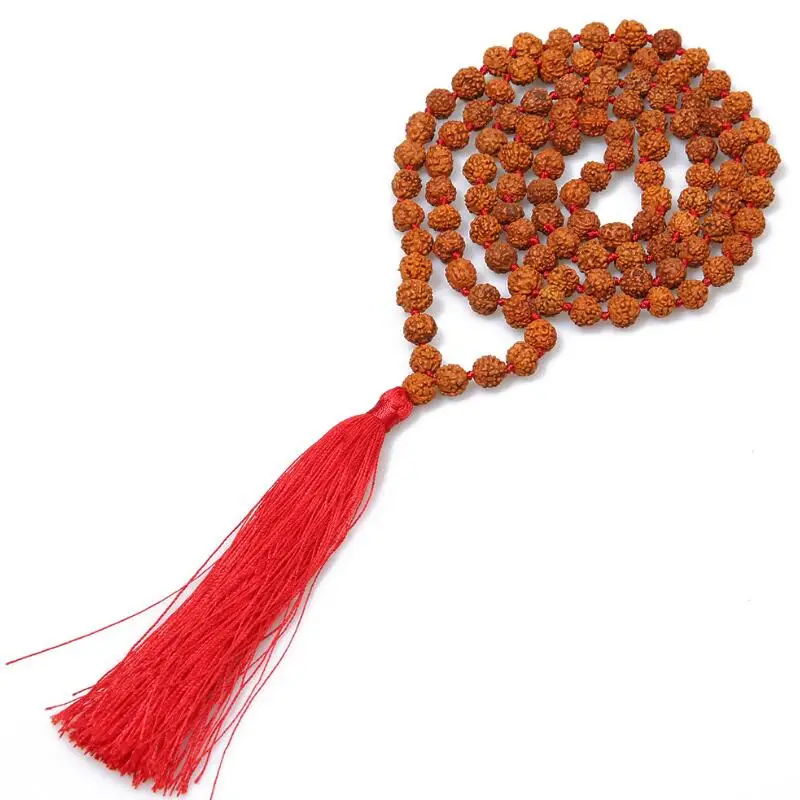 Коллекция 108 колье из бисера в виде Будды ювелирное изделие для медитации йоги