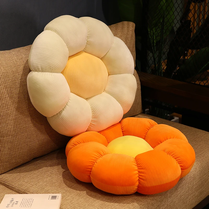 

40/55cm Beautiful Colorful Flower Plush Pillow Toy Soft Cartoon Plant Stuffed Doll Chair Cushion Sofa Kids Lovers Birthday Gifts