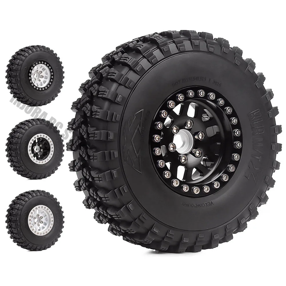 4 шт. автомобильные шины для внедорожника 1 9 дюйма обод колеса 1:10 RC Crawler Axial SCX10 90046