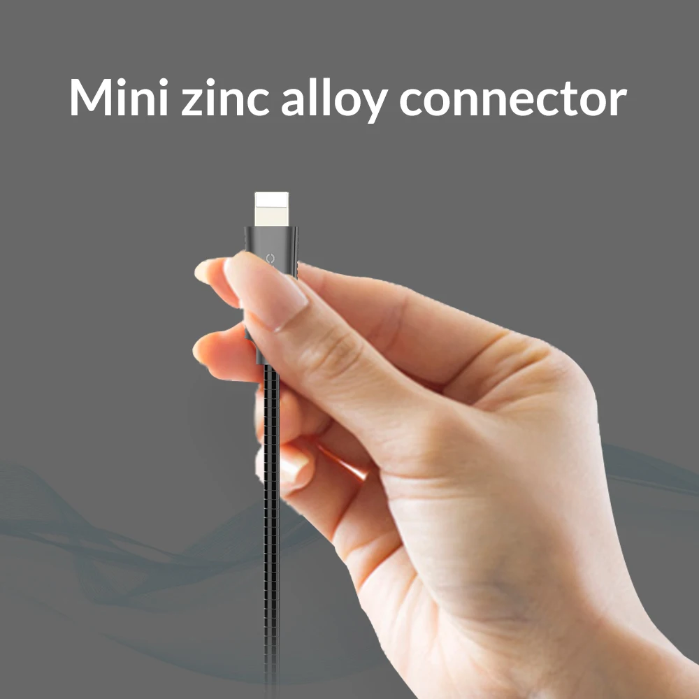 ORICO цинковый сплав Освещение USB кабель для iPhone 3 фута 100 см 2.4A кабель быстрой зарядки для iPhone 6 7 линия питания