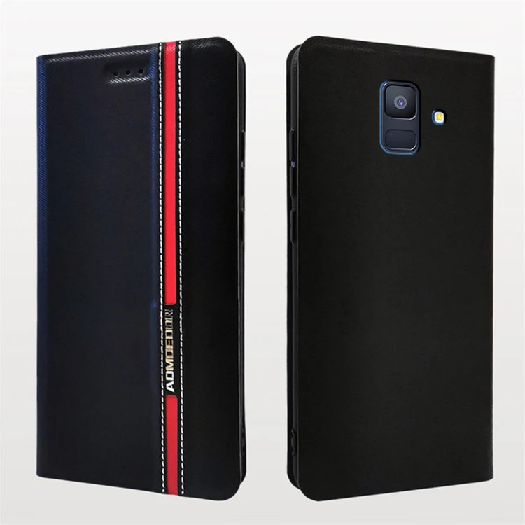 Кожаный чехол с откидной крышкой для задней панели для samsung Galaxy A10 A20E A30 A50 A40 A60 A6 A8 плюс A6S A8S A7 A5 M10 M20 M30 M40 чехол
