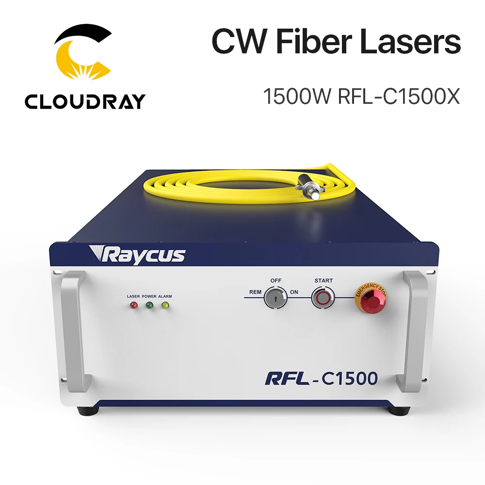 Cloudray оригинальный Raycus волоконный лазер одномодульная волоконные лазеры 1500W 2000W