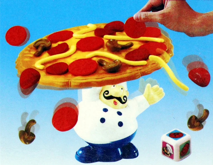 

Children's Puzzle Early Education Puzzle Toys Taste Balance Pizza Counter-Fight Chef Parent-Child Folding Play Table Tour