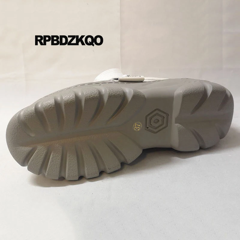 Женские дизайнерские туфли с круглым носком криперы на платформе толстая