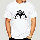 Мужская хлопковая футболка с коротким рукавом King and Jester, 100% хлопок, в стиле панк-ужасов, Heavy-2942D