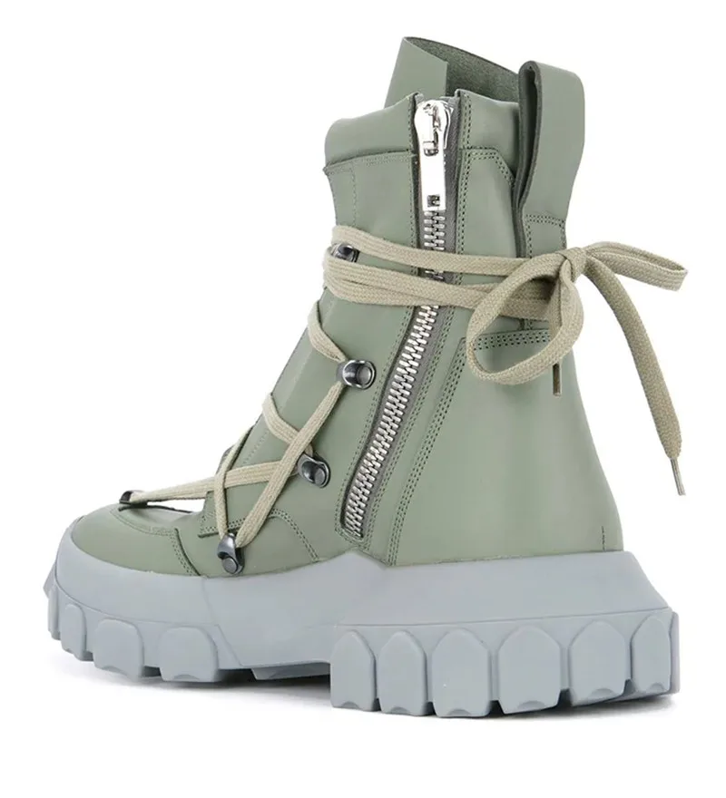 Botas hombre; коллекция года; Мужские ботинки в байкерском стиле; Модные Ботинки martin на платформе; мужская повседневная обувь с высоким берцем; 9#20/15D50