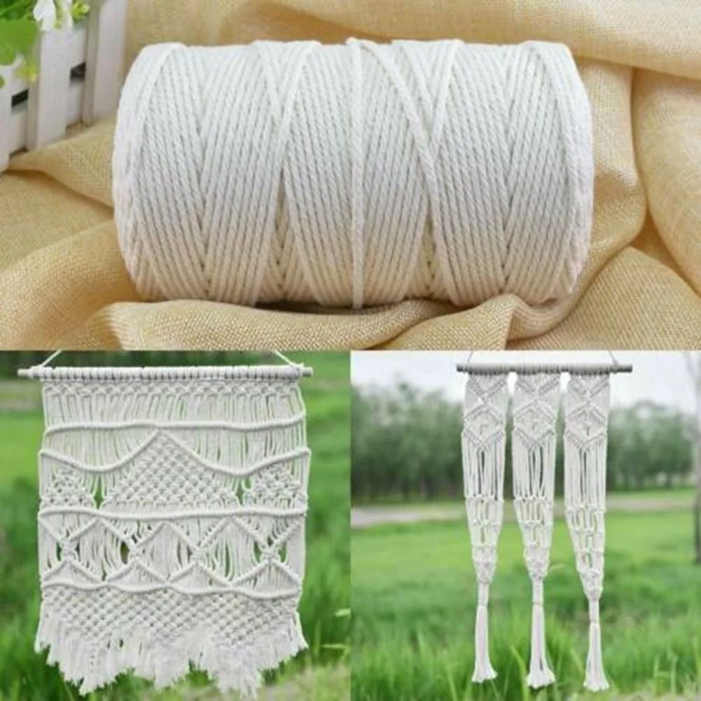 

Cord Macrame Rope Cotton Crafts Creative DIY For Handmade Multi Function
