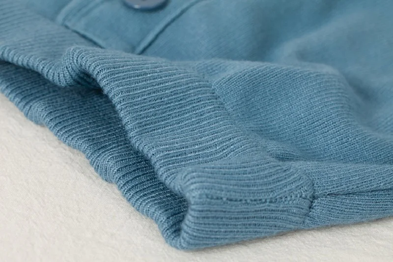 Женская трикотажная юбка в стиле ретро однобортная трапециевидной формы с