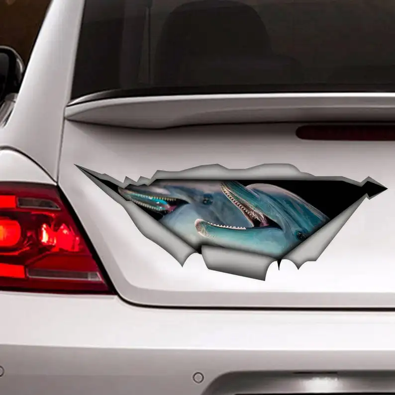 

2021 Sticker, dolphin car sticker , dolphin decal, fish sticker