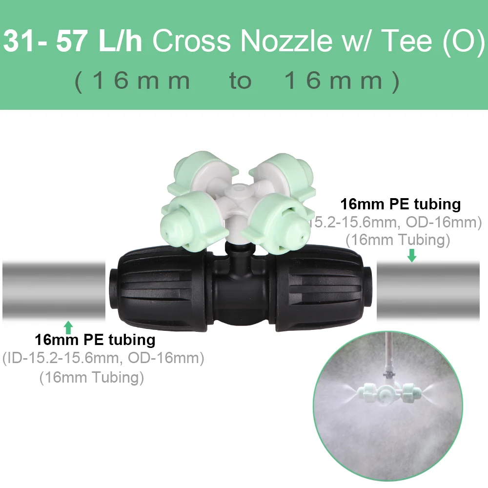 16mm PE Tubing Water Connecters Garden Irrigation Fittings x 3/8'' 1/4'' 1/8'' 6.0mm Pipe Coupling Adapter Reduced Joints |