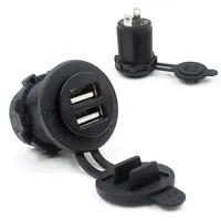 car cigarette lighter socket dc 12v 24v dual usb charger power adapter accessories car charger