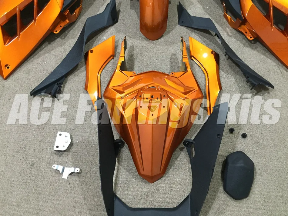 

New ABS fairing kit for Kawasaki Ninja300 EX300 300R 2013 2014 2015 2016 13 14 15 16 17 Fairings set(Injection mold) orange