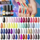 Гель-лак ROSALIND полуперманентный УФ светодиодный для дизайна ногтей, гибридные Лаки Все для дизайна ногтей, базовое и верхнее покрытие для маникюра