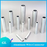 1pc gl aluminum no insulation wire cable hole passing connecting sleeve tube ferrule lug connector crimp terminal