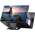 Новинка, увеличительное устройство для увеличения 3D экрана, подставка для проектора, настольный держатель для телефона