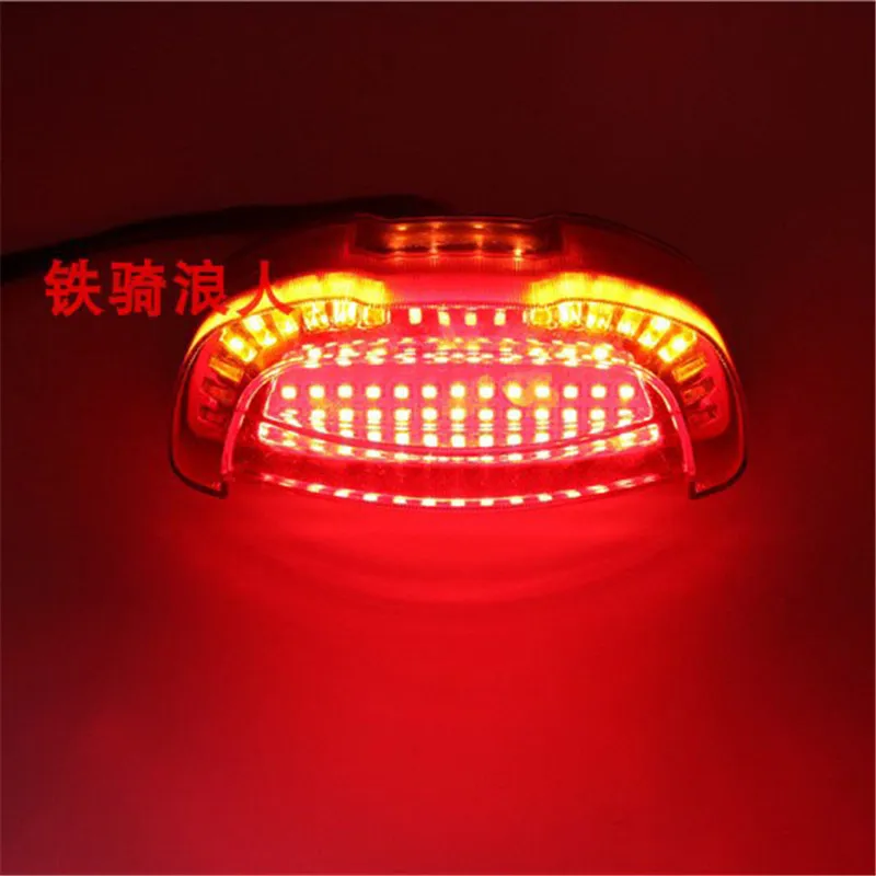 

12V Moto Brake Stop Indicator Motorbike Tail Light Running Lamp Amber Universal Motorcycle Bobber ATV Dirt Bike Rear Blinker