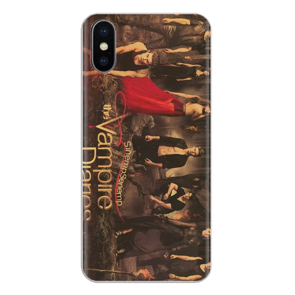 Мягкий чехол для телефона Дневники вампира Elena gilber iPod Touch Apple iPhone 11 Pro 4 5 6 6S 7 8 X XR XS Plus