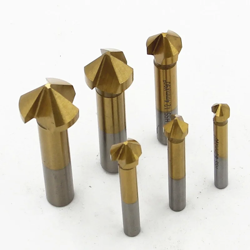 6 шт./комплект фаска с тремя лезвиями|Сверла| |