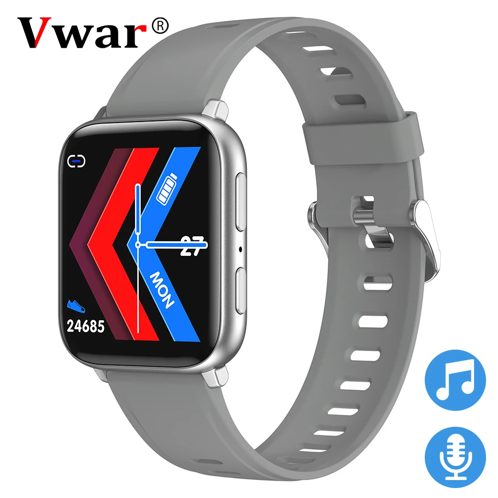 

Мужские Смарт-часы Vwar A2 с функцией воспроизведения MP3 и HD записи