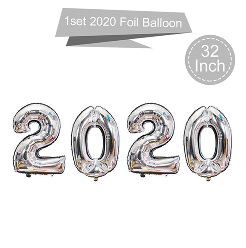 2020 Новогодняя посуда, Рождественская посуда, Рождественская посуда, кухонный декор, Рождественский Декор для домашнего стола, Рождественский Декор - Цвет: 2020