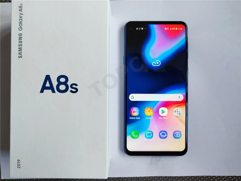 Samsung Galaxy A8s G8870 Dual Sim Восьмиядерный 6," 4 камеры 8 ГБ ОЗУ 128 Гб ПЗУ мобильный телефон Snapdragon 710 NFC