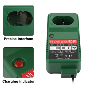Newest 7.2V-18V Battery Charger Adapter for Makita 7.2V 9.6V 12V 14.4V 18V NI-MH NI-CD 1.5A charging current EU Plug hotsell