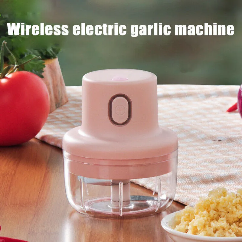 

Electric garlic masher meat grinder small crusher chopper USB charging garlic crushing ginger crushed fresh pepper