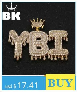 Сплав Bling Bubble Intial Let Iced Out горный хрусталь A-Z начальный кулон золотистый Серебристый с розой Подвеска золотого цвета кулон ожерелье