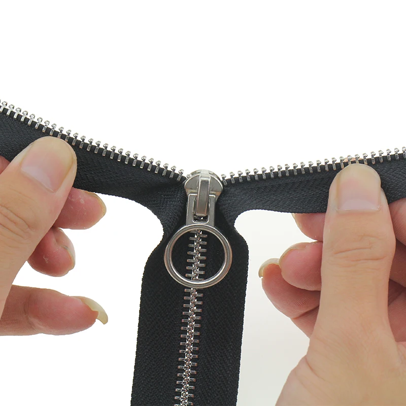 2 шт. 5 # металлическая молния Платина закрытый конец автоматический замок круглый