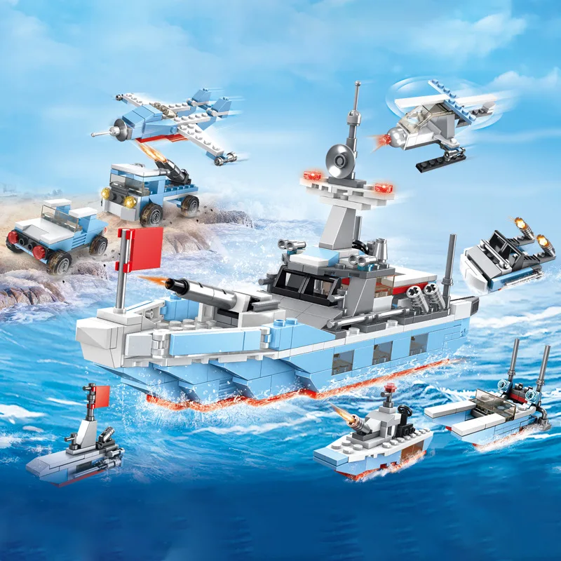 Военная модель военного авиаперевозчика Battleship строительные блоки военный