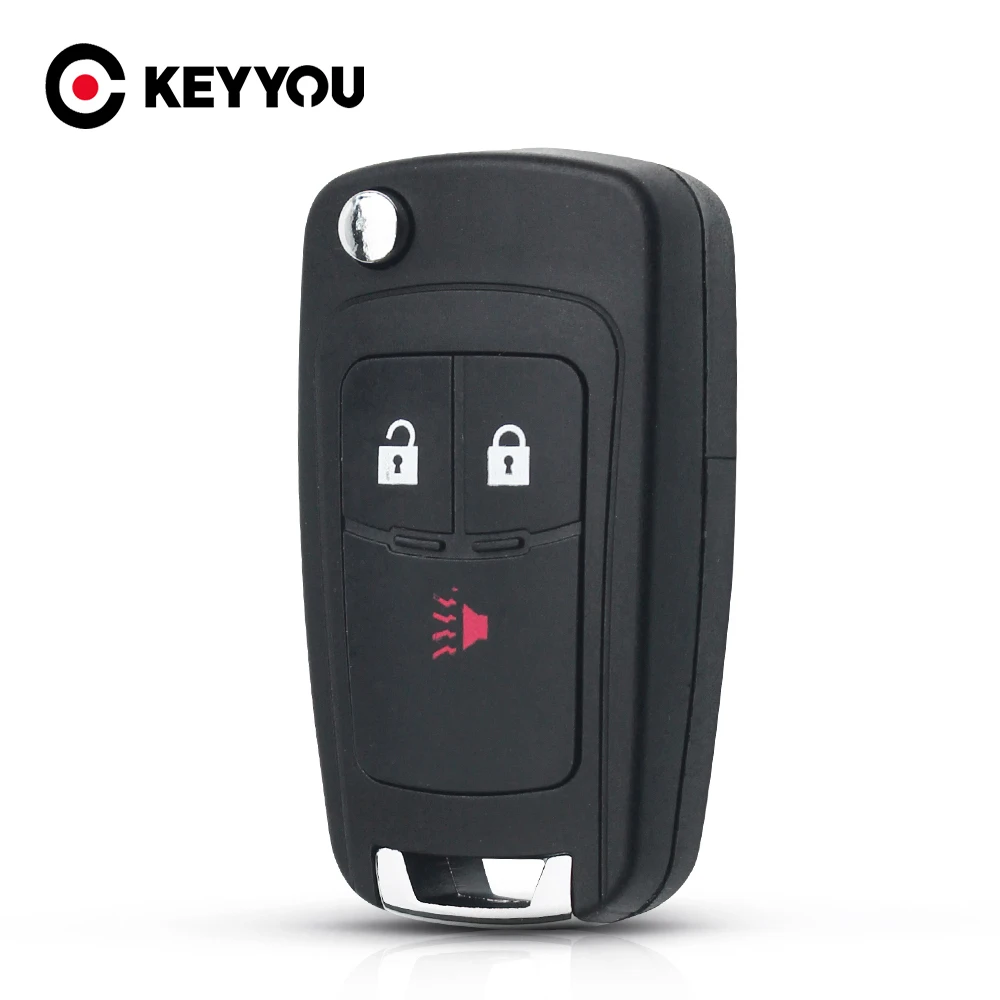 Сменный Новый чехол KEYYOU для автомобильного ключа 3 кнопки Chevrolet Spark 2012 2013 2014 2015 2016