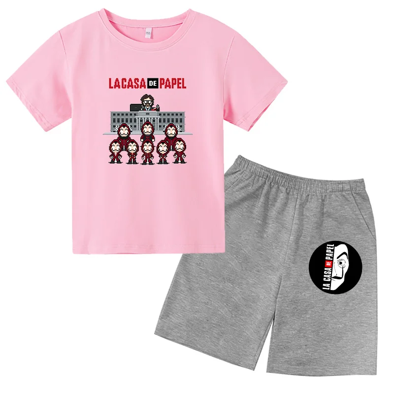 

2021 men's and women's children's suits, summer new product suits, printed short-sleeved shorts, comfortable and soft suits for