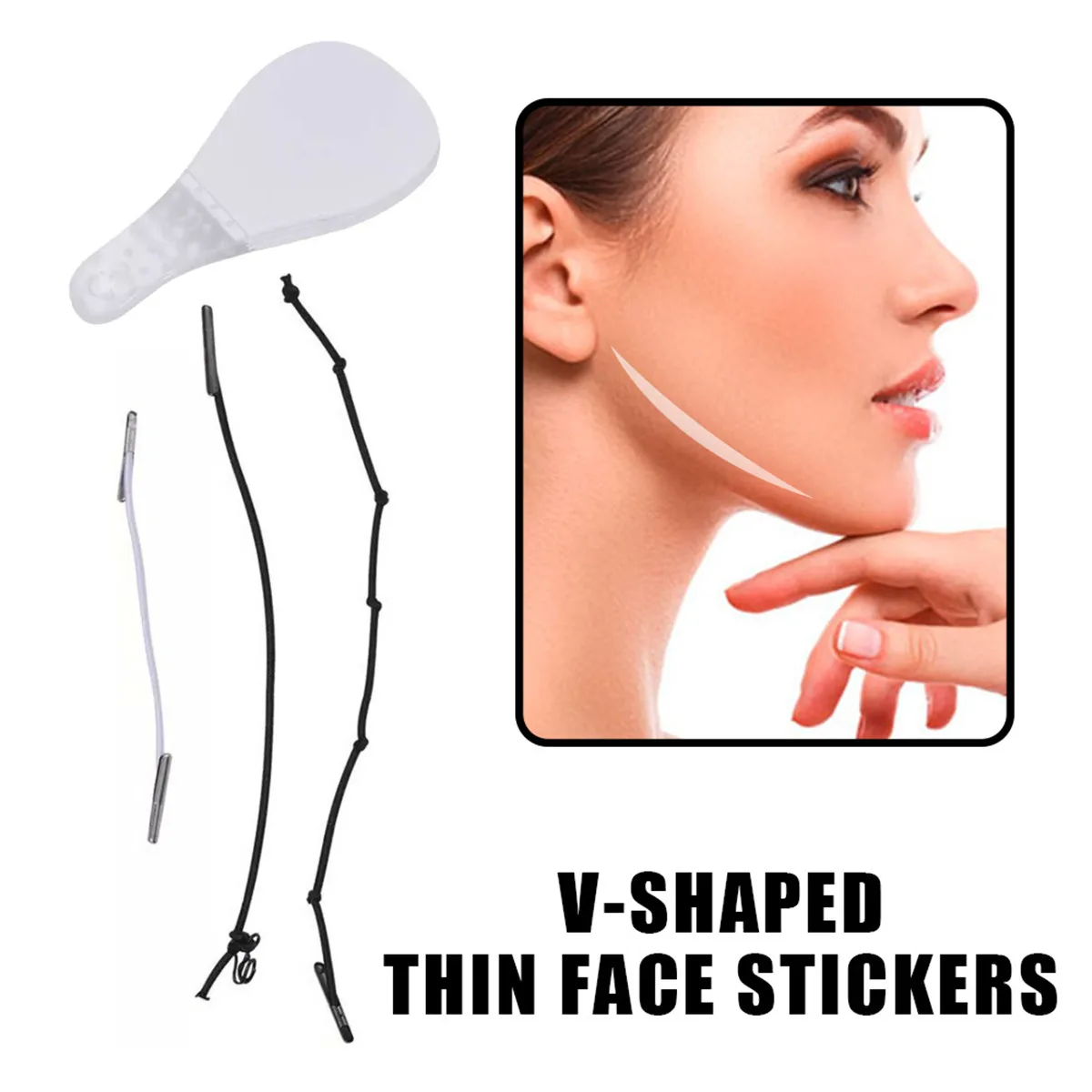 

40PCS Instant Face Neck And Eye Lift Facelift V Shape Tapes Anti- Wrinkle Beauty