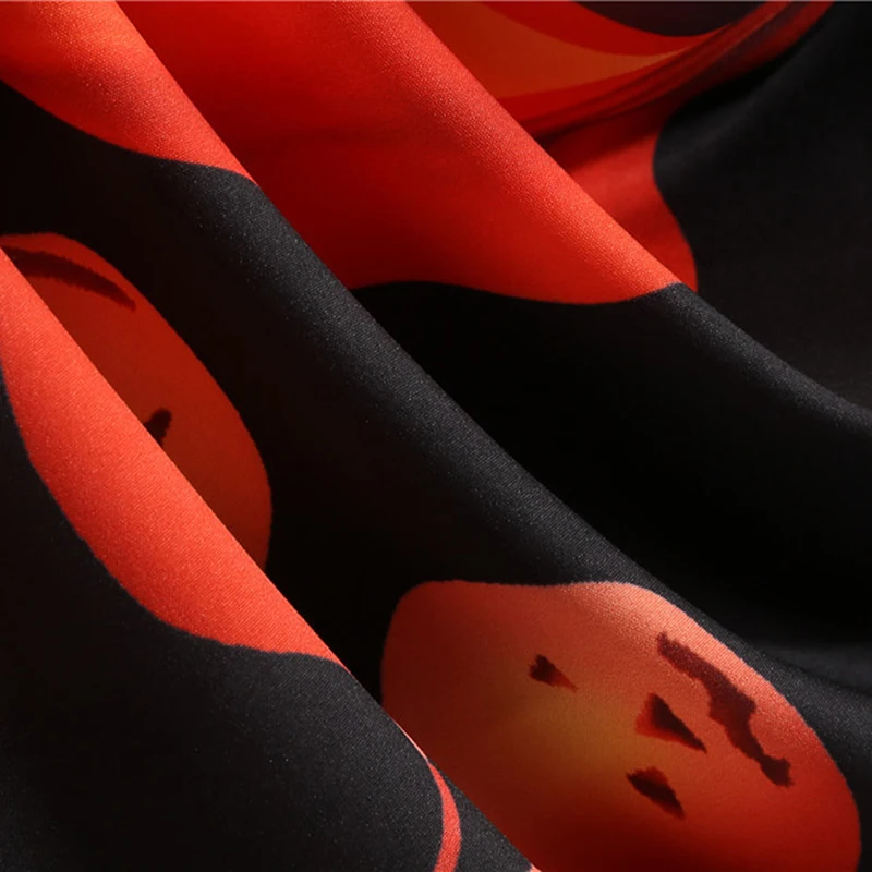 Нарядное платье на Хэллоуин с принтом тыквы Платье принцессы средней длины