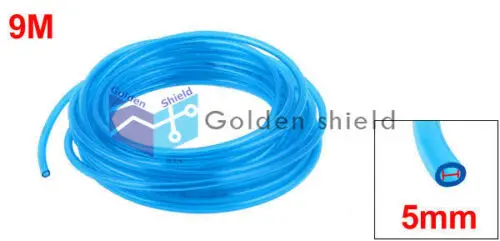 

8mm OD 5mm ID Fuel Gas Air Polyurethane PU Tubing Hose Pipe 9M 30Ft Clear Blue