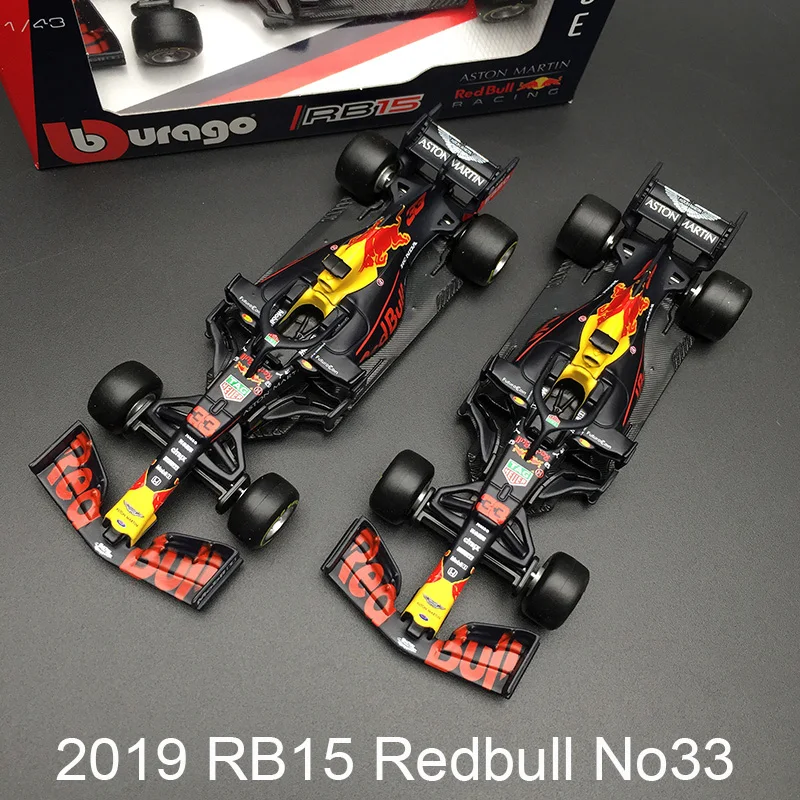 

Bburago 1/43 1:43 Scale 2019 RB15 Redbull Red Bull No33 33 F1 Formula 1 Racing Car Diecast Display Plastic Model Children Toy