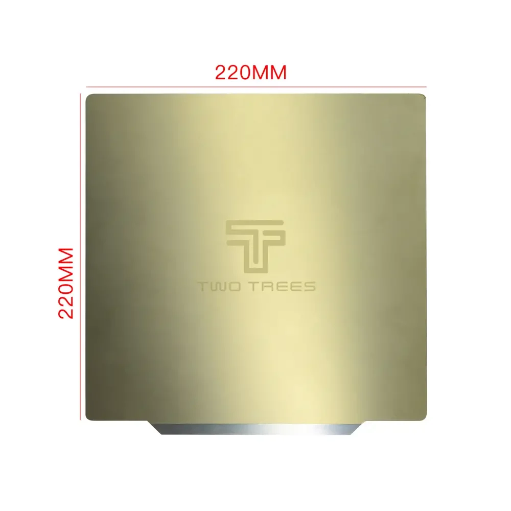 

Two Trees 220 *220mm PEI Build Surface + Spring Steel Plate + Magnetic Base Heated Bed Sticker Kit for 3D Printer Part