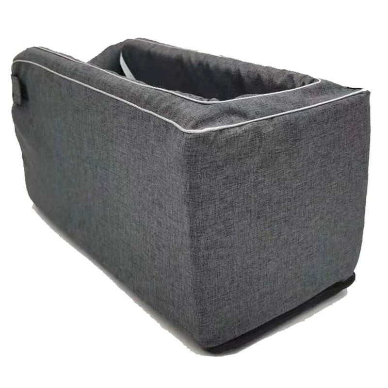 

Car Armrest Box Pet Carrier Seat Nonslip Quilted Pet Car Carrier Seat for Dog Bags for Small Dogs Outdoor Travel