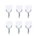 6 шт.компл. Бесконтактный мощный вязкий настенный крючок для кухни и ванной