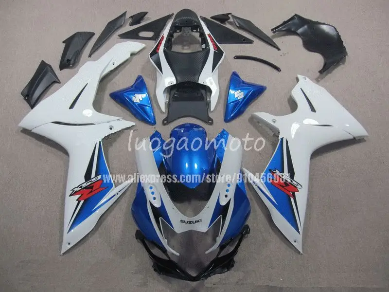 

Синий белый комплект обтекателей SUZUKI GSXR 600 750 11-19 K11 GSXR600 2011 2012 2013 2014 2015 2016 2017 2018 2019 кузов