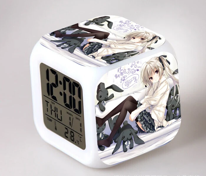 Аниме Yosuga no Sora часы Kasugano Haruka сексуальные девушки цифровой будильник экшн-фигурка