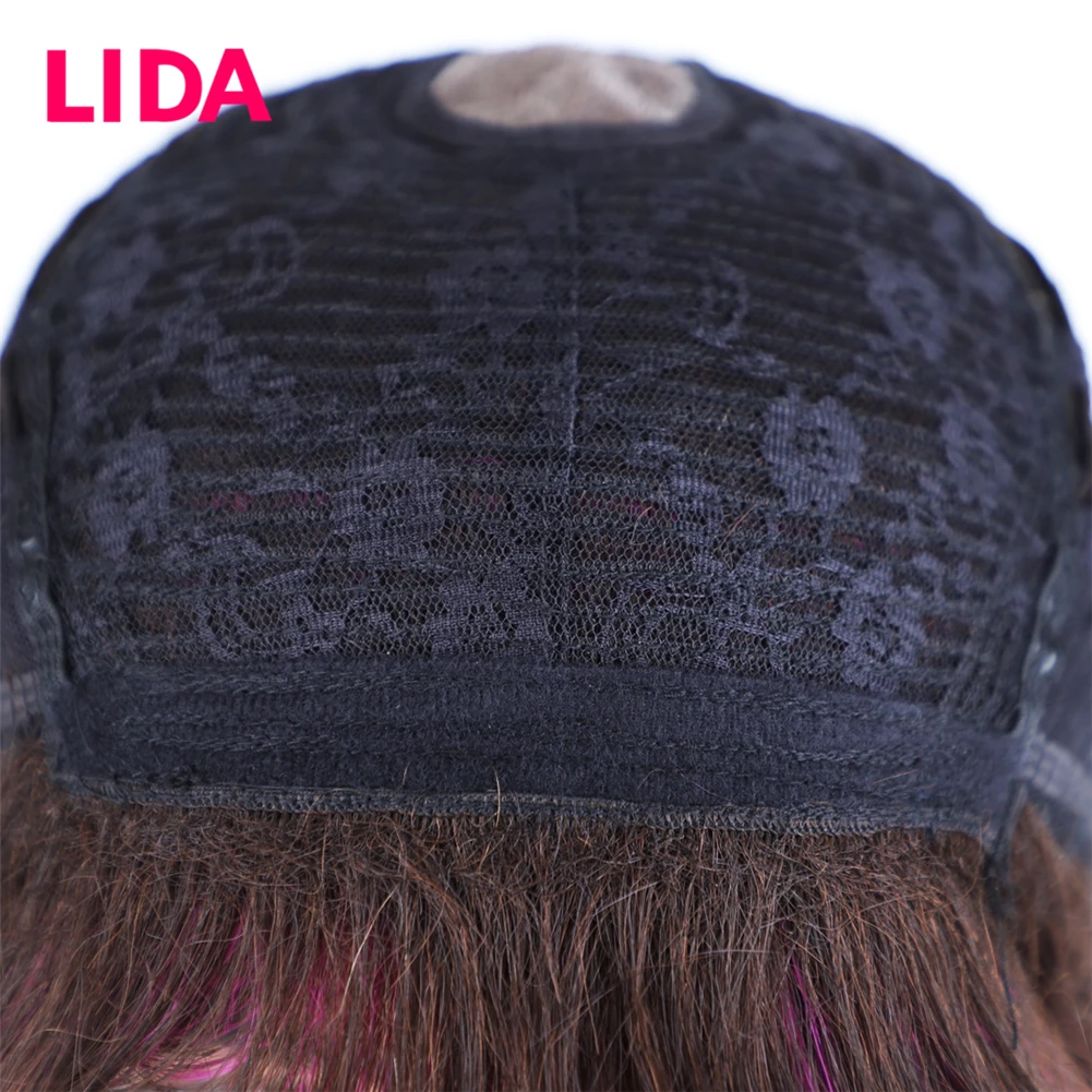 Парик из натуральных волос Lida 150% плотность 6320MN|Парики полностью машинной работы|