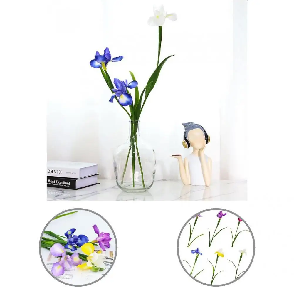 

1 букет гибких долговечных цветов, без полива, красивые вечные искусственные цветы, товары для садоводства