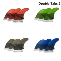 surfboard double tabs%c2%a02 m size tri fin set surfboard honeycomb fins redgreengrayblue hot sell double tabs%c2%a02 fin