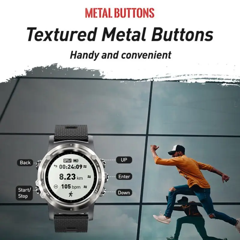 P1 mini GPS умные наручные часы с Bluetooth пульсометр спортивный трекер имитирующие Prush