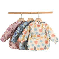 new kids bibs baby stuff toddler apron feeding eating drawing bib for children burp cloth with pocket infant accessories