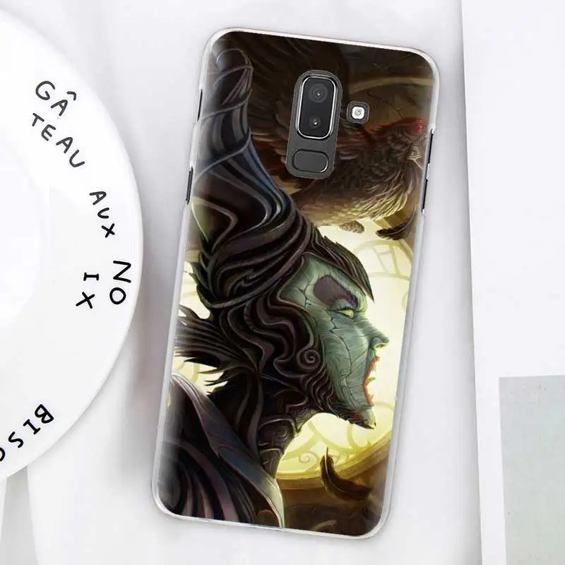 Чехлы Angelina Jolie Maleficent для samsung Galaxy J4 Plus J6 Plus J8 J3 J5 J7 J5 Prime жесткий чехол
