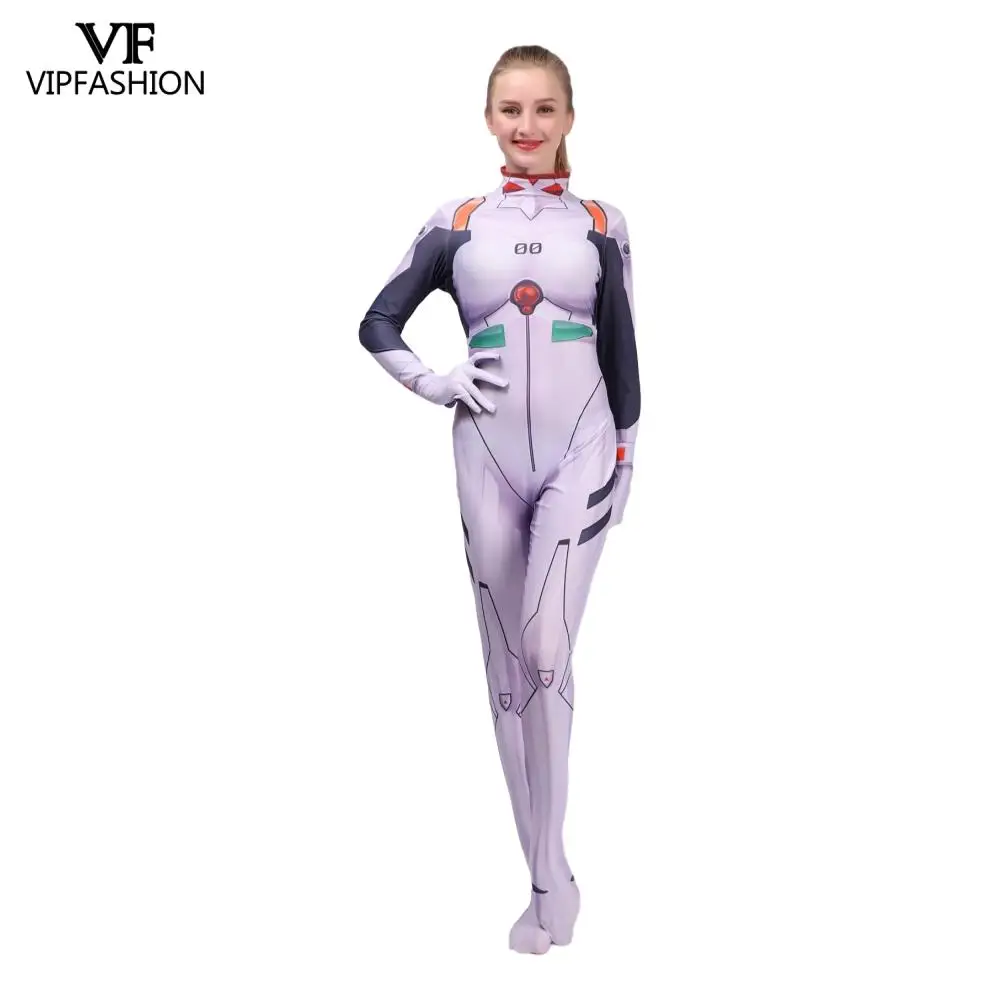 VIP модные Аска Лэнгли сорью (Evangelion аниме костюм Ayanami Rei напечатали комикс Косплей