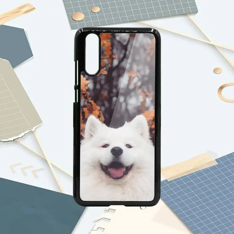 

Samoyed cute dog animal Phone Case PC For Samsung galaxy S note 8 9 20 10 e lite2019 plus pro ultra