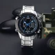 addies Mens Watches LED Digital Clock Male Full Steel Military Wrist Watch Top Luxury Brand Men Sports Watches Men's Quartz Other Image